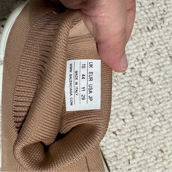 Balenciaga Brown and Black Sneakers with Unique Curved Sole - Picture 3 of 3